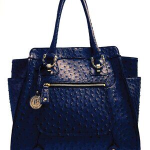 London Fog Women's Knightsbridge LF2033 Satchel Navy